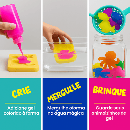 Mundo GelMágico™ + Brinde Maleta Magic™ - Brincar&Crescer