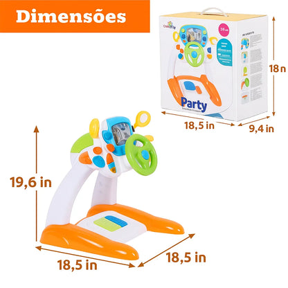 Meu Primeiro Volante™ — Simulador Interativo de Direção para Crianças